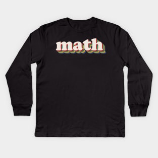 Math Kids Long Sleeve T-Shirt